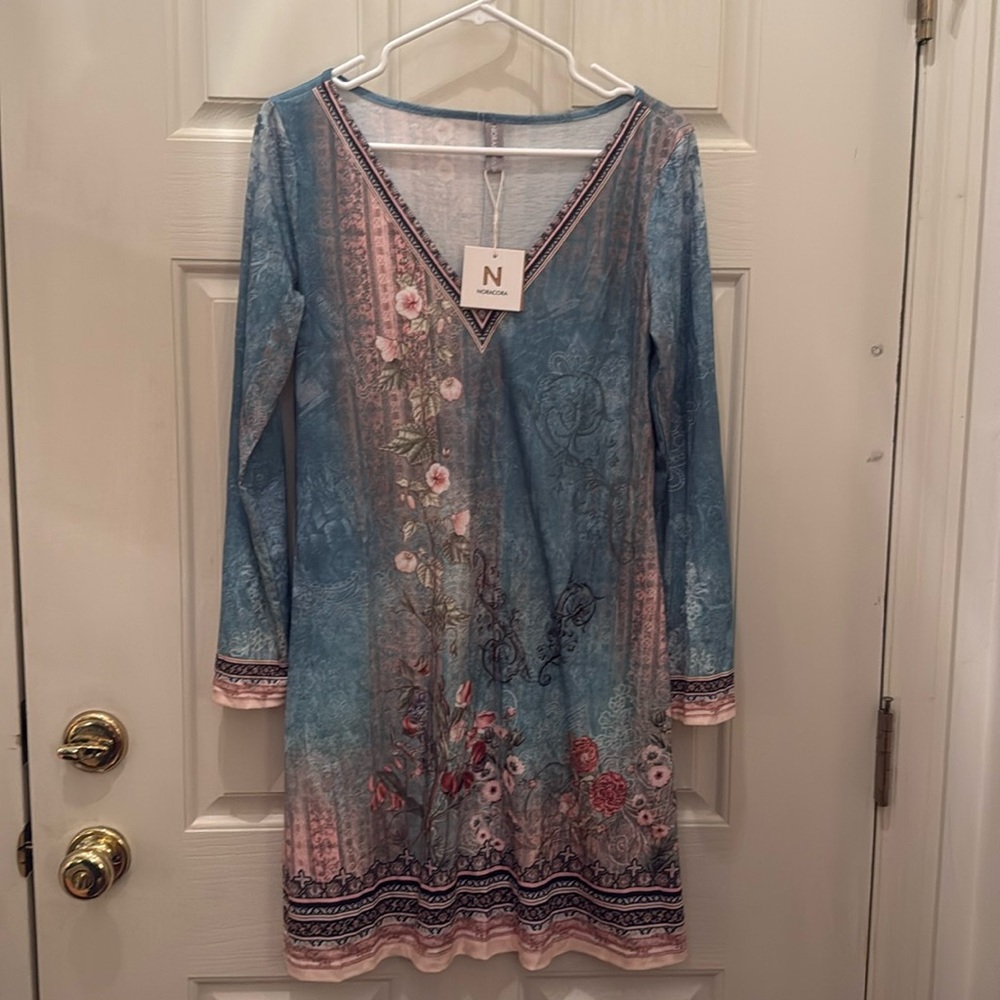 NWT Long Sleeve super soft floral dress.